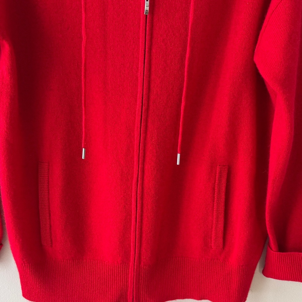 Charter Club Luxury Red Cashmere Sweater - Picture 5 of 11